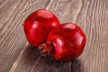 Fresh sweet juicy pomegranate fruit