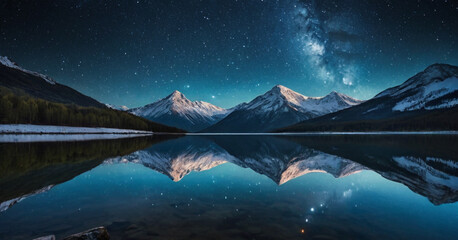 mountain view and sky twilight