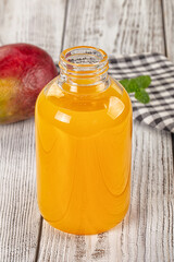Sweet cold tropical mango juice