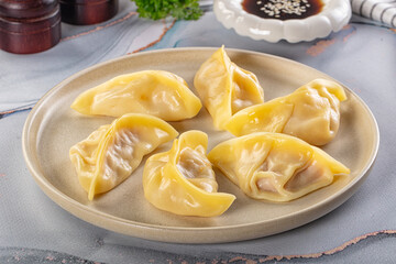 Japanese cuisine stuffed dumplings Gyoza