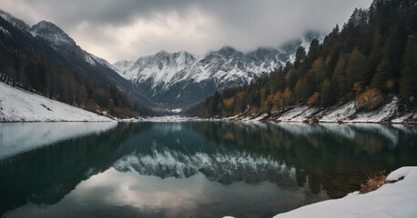 Naklejka premium lake louise banff national park