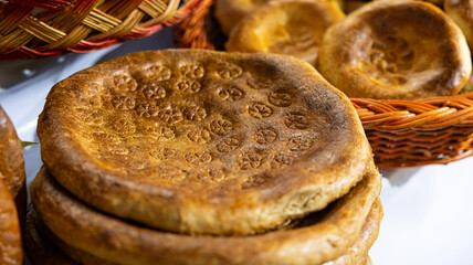 Tajik Flatbread A Traditional Turkish Dish Known for Its Unique Texture, Flavor, and Baking Techniques