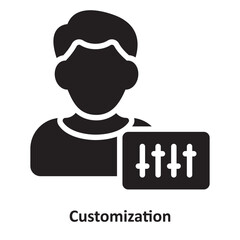 Customization Vector Icon which can easily modify or edit