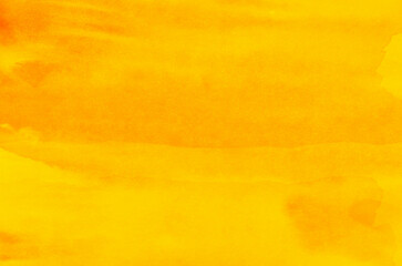 Abstract yellow background in watercolor style