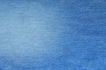 Close up of blue denim jeans fabric texture background