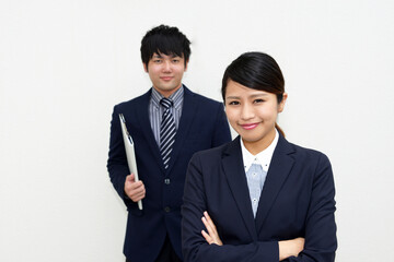 笑顔のビジネスマン