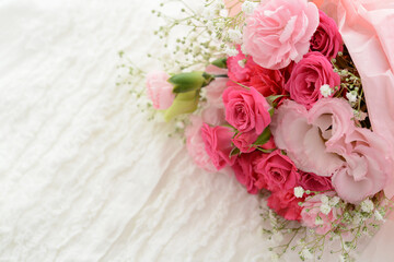 綺麗な薔薇の花束