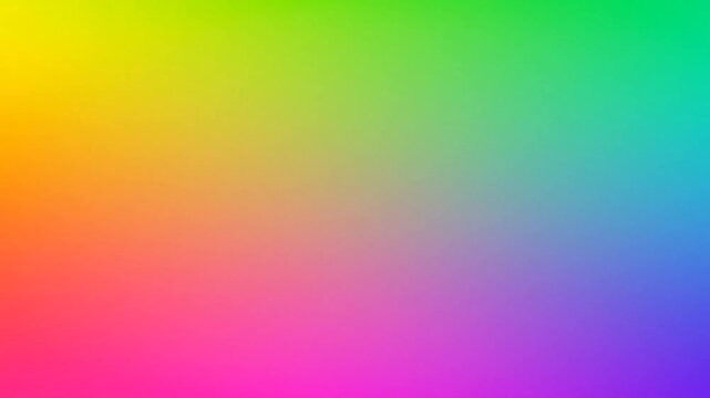 Vibrant rainbow gradient animation background in a seamless loop for modern presentations and digital content