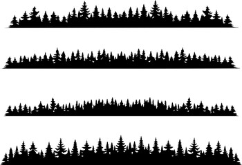 Mountain Forest Tree Vector bundle
