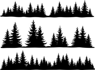Mountain Forest Tree Vector bundle
