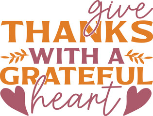 Obraz premium thanksgivimg illustration t-sirt design