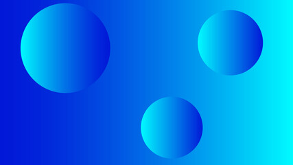 Blue dark navy sky cyan teal abstract background. Color gradient ombre blend with 3D spheres. Smooth transition. Soft lighting. Futuristic neon glow. Clean modern digital design.