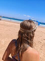 sun and bathing at the sea