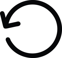 Circular arrow refresh reload icon modern design