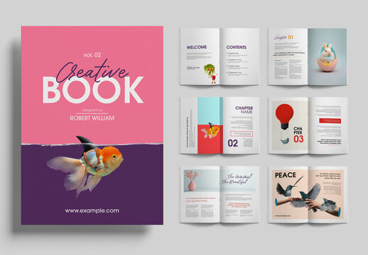 Minimal And Creative Book Layout