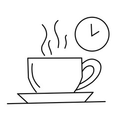 hot drink brewing instructions vector