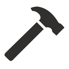 Hammer simple icon. Vector illustration