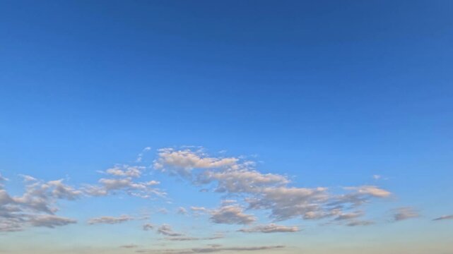 cute timelapse clip of light clouds - natural bg