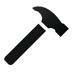 Hammer simple icon. Vector illustration