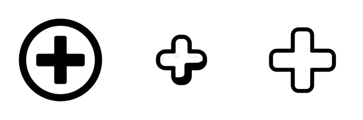 Obraz premium A cross symbolizing safety guidance is depicted as a modern green plus sign icon