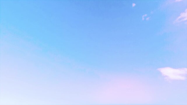 fast sky timelapse of bright violet sundown clouds