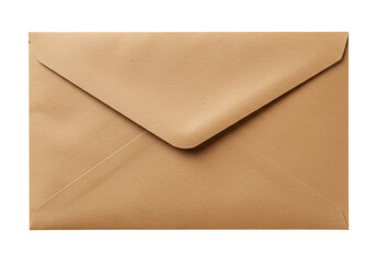 Isolated Classic Brown Envelope for Mailing