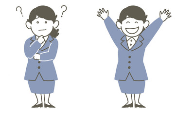 スーツの女性02-03