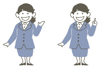スーツの女性02-01