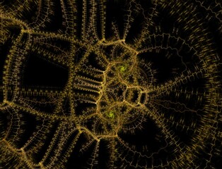 Imaginatory fractal abstract background Image