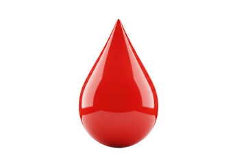 Isolated Red Drop