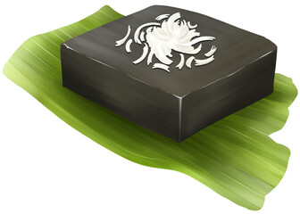 Thai Dessert Kanom Piakpoon.