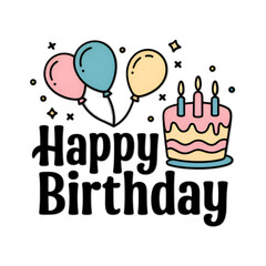 birthday card with cake