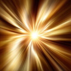 Obraz premium Radiant, golden burst of light radiating outward