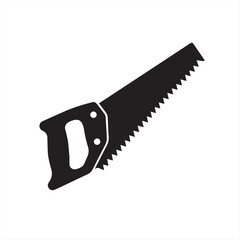 saw isolated on white