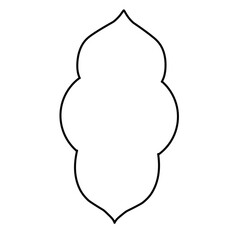 Islamic Frame Line Vector Arts