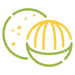 Duku Fruit Vector Illustration