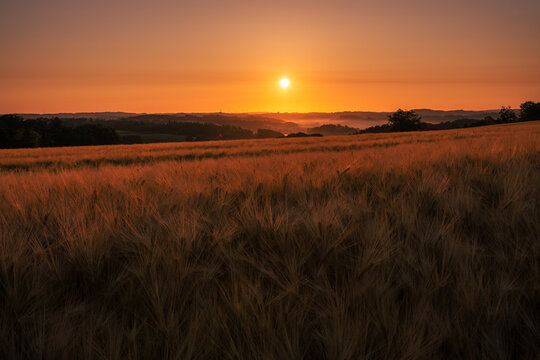 Sonnenaufgang &uuml;ber L&uuml;denscheid