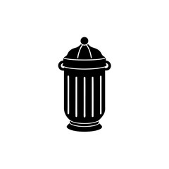 vector trash can icon