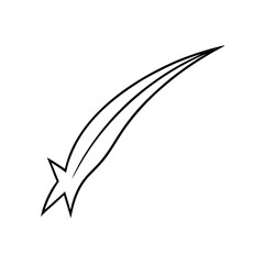 Obraz premium comet-icon-on-white-background--.svg