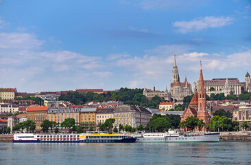 Matthias church and Fisherman bastion,Budapest,Hungary