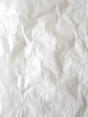 White Paper Texture background. Crumpled white paper abstract shape