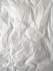 Fototapeta premium White Paper Texture background. Crumpled white paper abstract shape