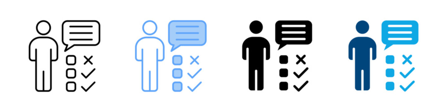 Audition Icon Set Multiple Style. Designed In Outline, Blue, Glyph, Dual Tone