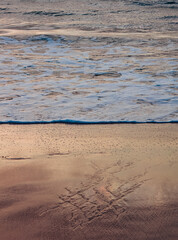 Atlantic Ocean surf, shore, elements