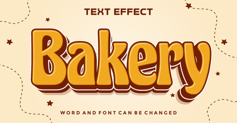 Bakery editable text effect
