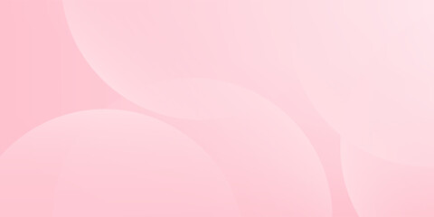 Abstract pink curve background, pink beauty dynamic wallpaper with circle shapes. Template banner background for beauty products, sales, ads, pages, events, web, and others
