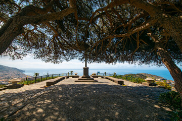 Shady viewpoint in Funchal 