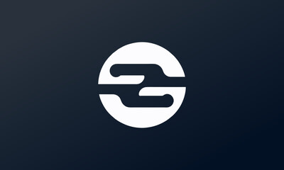 Absctract Geometric Vector Logo Design For AI Company