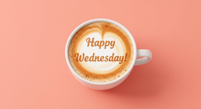 happy wednesday with coffee