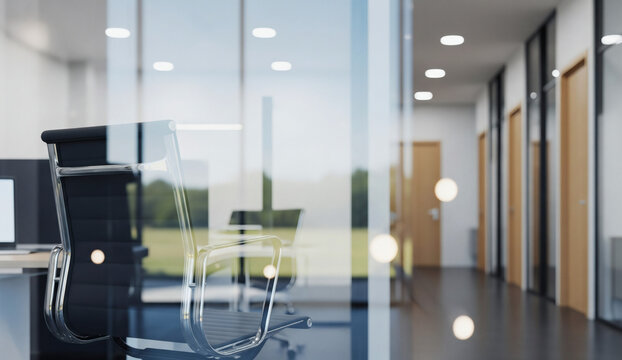 Design de bureau vitr&eacute;